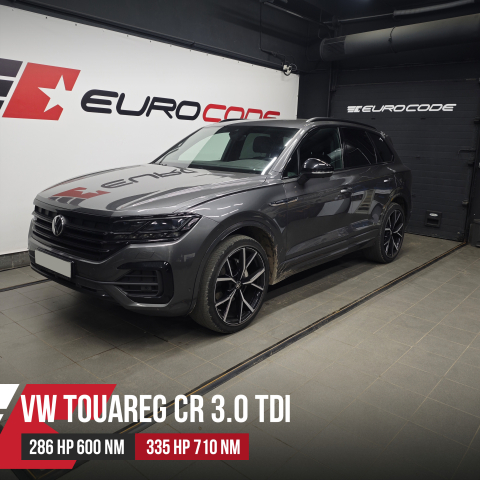 Чип тюнинг VW Touareg CR 3.0TDI DPYD 286hp